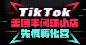 疯人院·TikTok美国半闭环小店孵化营，抢占TikTok美国蓝海市场，开店、运营、带货、投流全实操-比钱轻创