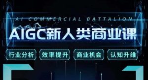 张诗童·AIGC新人类商业课，​行业分析/效率提升/商业机会/认知升维-比钱轻创