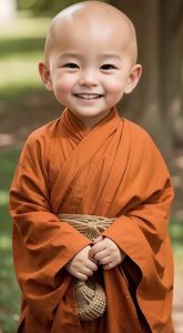 云天小和尚会说话，7天万粉（第3版教程），无需魔法，快速出爆款小和尚图片教程-比钱轻创