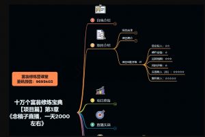十万个富翁修炼宝典之3.念稿子直播，一天2000左右-比钱轻创