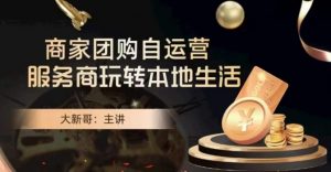 大新哥·商家团购自运营-玩转本地生活-比钱轻创