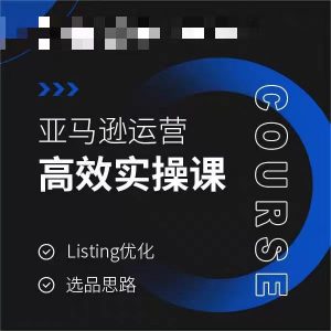 亚马逊运营高效实操课,Listing优化,选品思路-比钱轻创