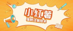 小红薯强制注销技术释放手机号(揭秘)-比钱轻创