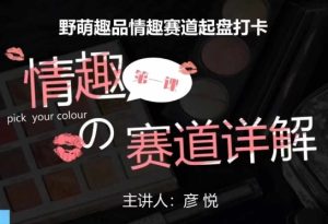 比高社群:情趣赛道训练营,野萌趣品情趣赛道起盘打卡,市场刚需项目-比钱轻创