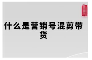 营销号混剪带货，从内容创作到流量变现的全流程，教你用营销号形式做混剪带货-比钱轻创