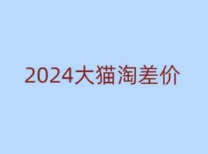 2024版大猫淘差价课程，新手也能学的无货源电商课程-比钱轻创