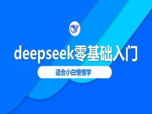 deepseek零基础入门-deepseek教程2025，适合小白慢慢学-比钱轻创