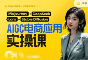 AI电商应用实操课(加更DeepSeek)保姆级喂饭教程,从0-1用AI做电商-比钱轻创