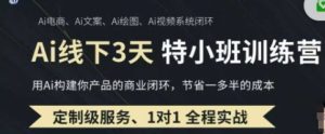 AI实操培训第20-21期线下，0基础保姆级教程，3月最新整理，企业获客、降本增效、打造超级个体-比钱轻创