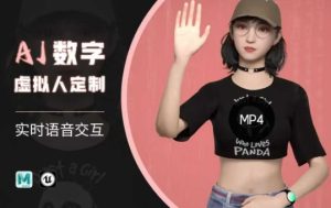 Ai数字人虚拟(智能体)实时语音交互特训营,自行定制超写实角色AI数字人交互技术-比钱轻创