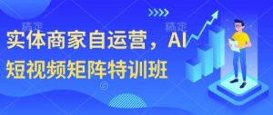 实体商家自运营,AI短视频矩阵特训班-比钱轻创