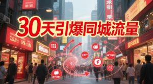 30天引爆同城流量：团购篇 认知篇 流量篇 来客篇 达人篇 老板人设IP篇 投流篇-比钱轻创