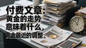 付费文章：黄金的走势意味着什么，如何看待黄金最近的调整-比钱轻创