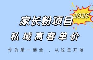 家长粉项目,一个可以长期变现暴利项目,私域高客单价,轻松完成你的人生第一桶金-比钱轻创