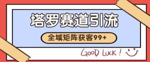 小红书某音塔罗赛道引流获客 自热矩阵日引200+【揭秘】-比钱轻创