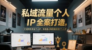 私域流量个人IP全案打造，打造特色专业个人IP，未来最值钱的是你的个人IP-比钱轻创