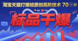 淘宝天猫打爆班原创高阶技术第70期：标品干爆-比钱轻创