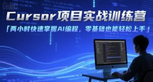 Cursor项目实战训练营，两小时快速掌握AI编程，零基础也能轻松上手-比钱轻创