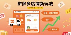 拼多多店铺新玩法，代发供应链上拼玩法-比钱轻创